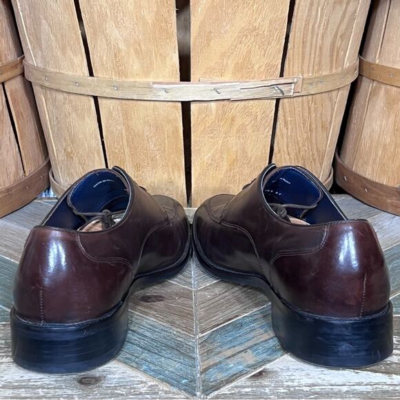 Cole Haan Lenox Hill Split Oxford T Moro Dark Brown Leather Oxfords Mens Size 12 main image 8